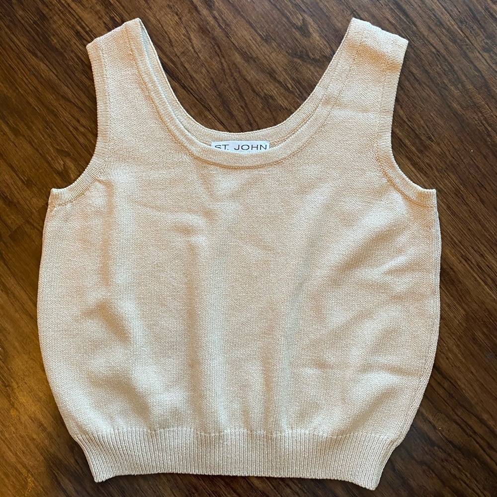 St. John collection tank sweater size S